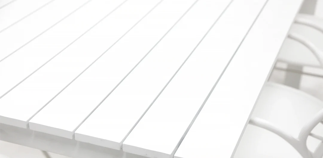 Dallas Fantail 7pc Dining Setting - White - Image 4