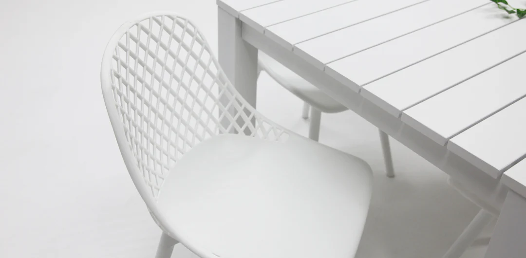 Dallas Persia 9pc Dining Setting- White - Image 4