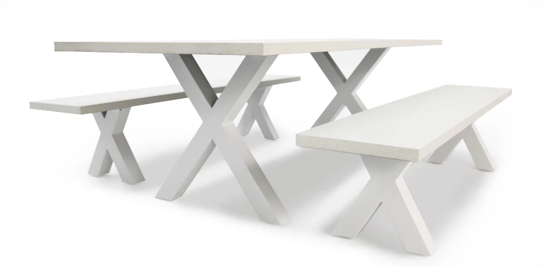 Drift 3pc Terrazzo Dining Setting - Image 3