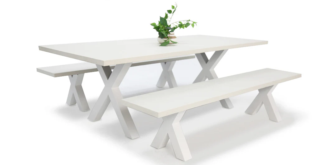 Drift 3pc Terrazzo Dining Setting - Image 4