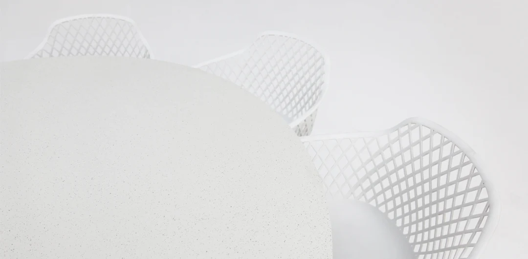 Drift Java Round 9pc Terrazzo Dining Setting - Image 4