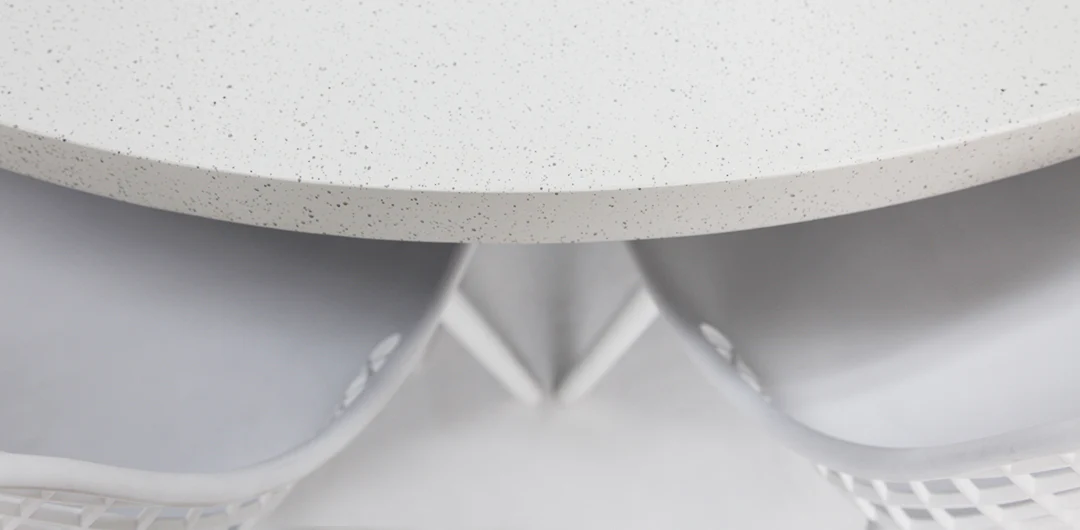 Drift Persia Round 7pc Terrazzo Dining Setting - Image 4