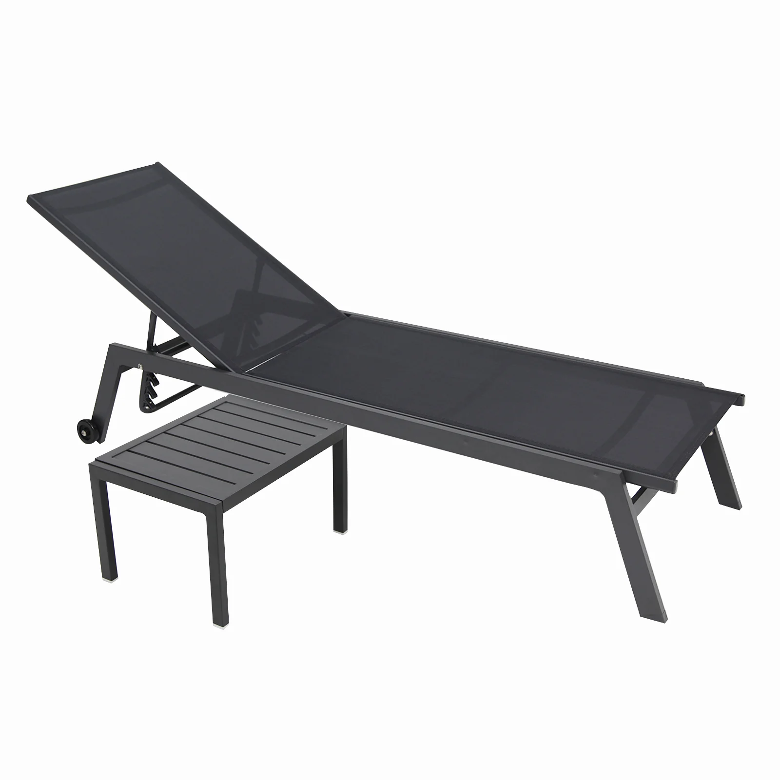 Eaglemont 2pc Sunlounge Setting - Gunmetal - Image 3