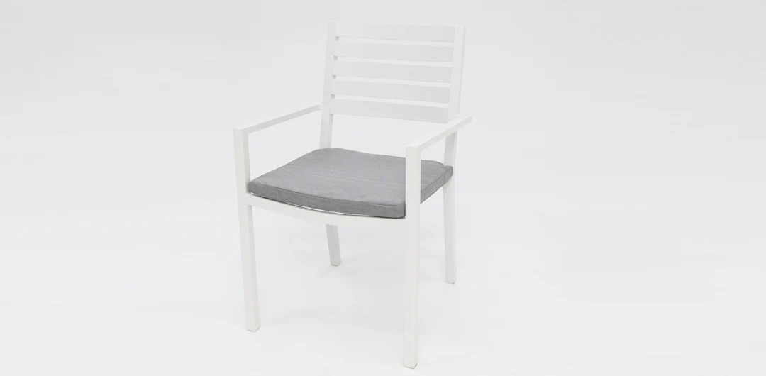 Eclipse Mayfair 11pc Extension Dining Setting - White - Image 5