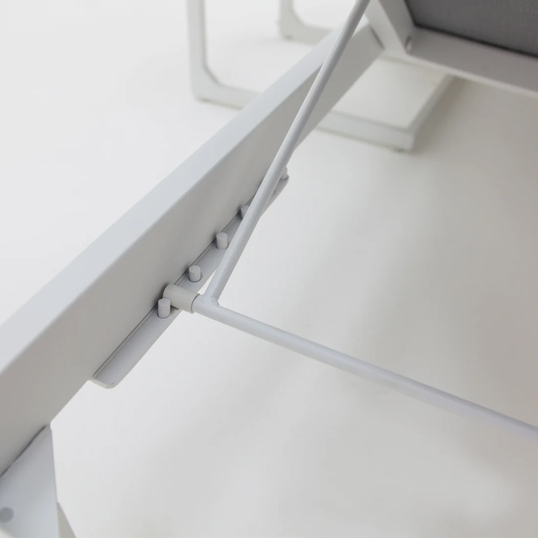 Elba 2pc Sunlounge and Table Setting - White - Image 7