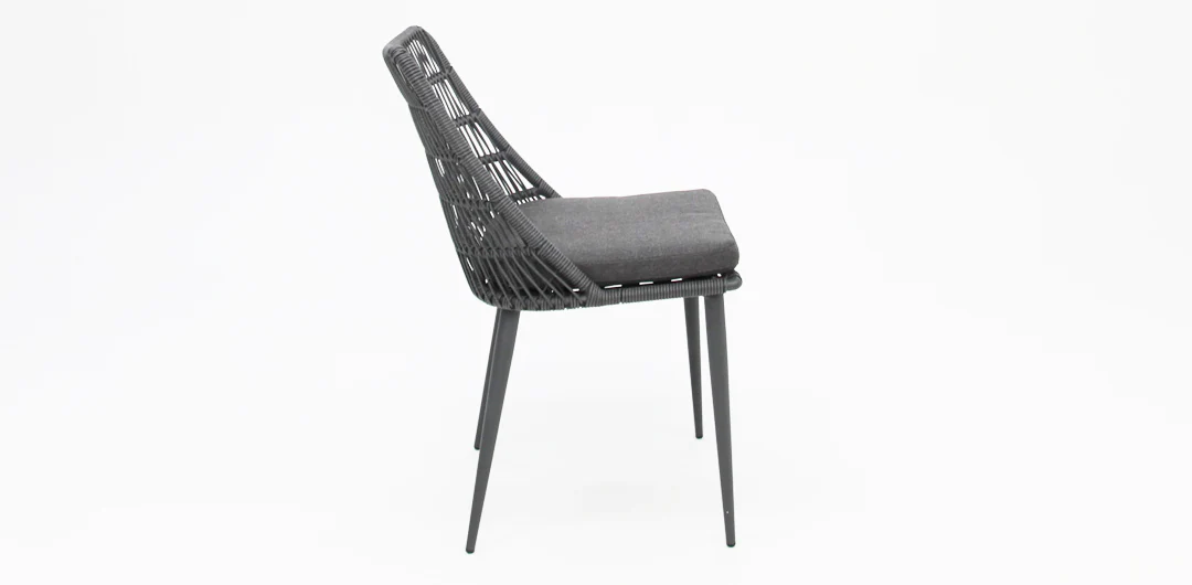 Emery Dining Chair - Grey - Image 3