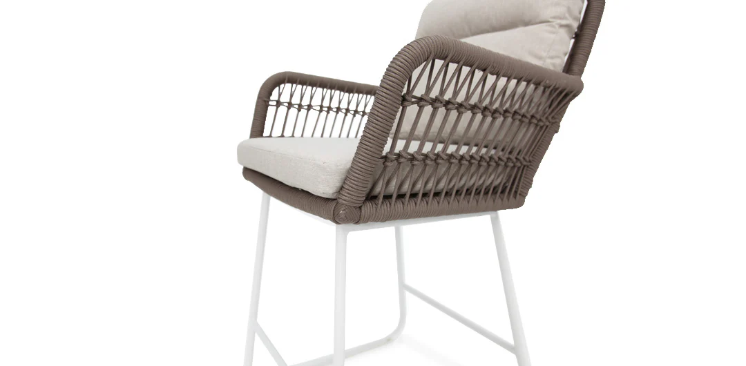 Eva Bar Chair - Mushroom - Image 9