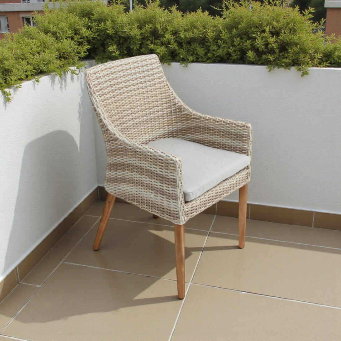 Faro Dining Chair - Mixed White Natural