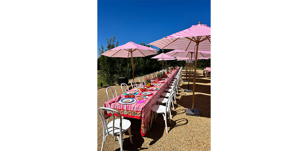 Billy Fresh 3m Bamboo Flamingo Umbrella - Pink - Image 12