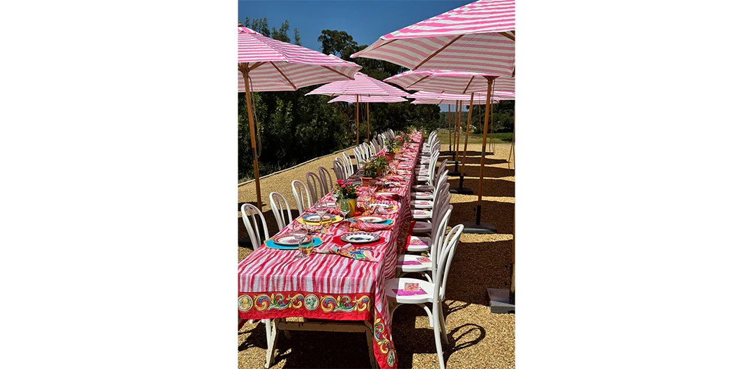 Billy Fresh 3m Bamboo Flamingo Umbrella - Pink - Image 8