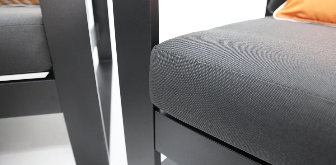 Frampton 5pc Lounge Setting - Anthracite - Image 17