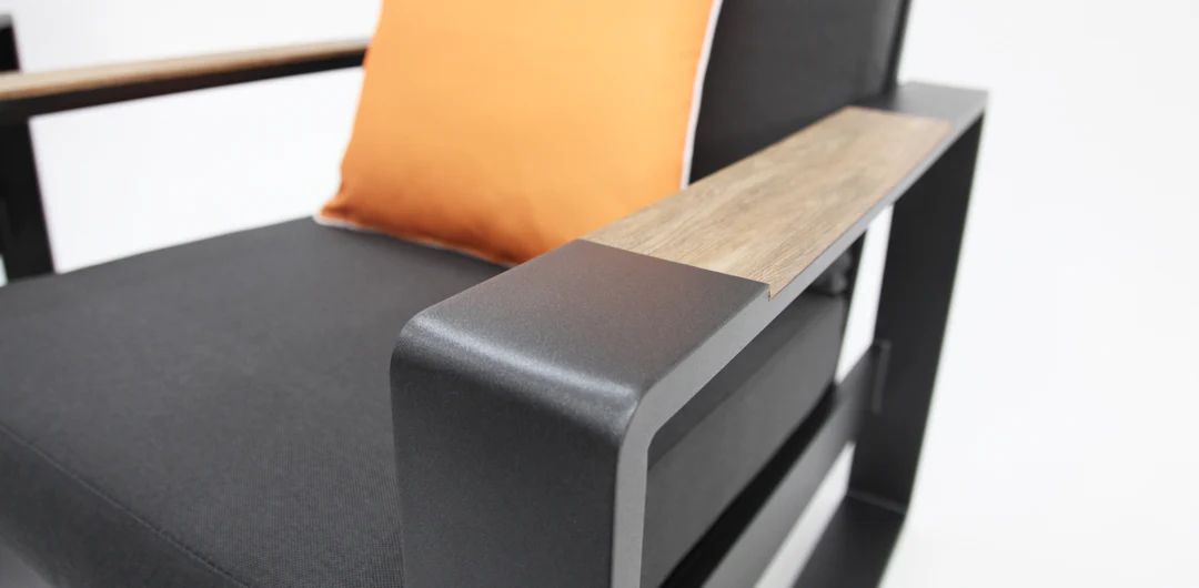Frampton 5pc Lounge Setting - Anthracite - Image 18