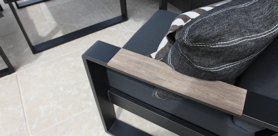 Frampton 5pc Lounge Setting - Anthracite - Image 7