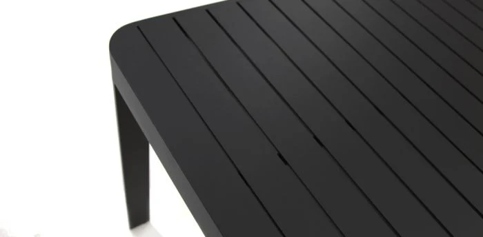 Frankie Azura 7pc Dining Set Armless - Black - Image 9