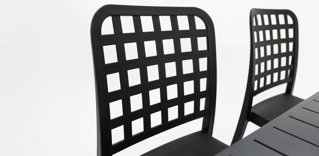 Frankie Remix 7pc Bar Set Armless - Black - Image 14