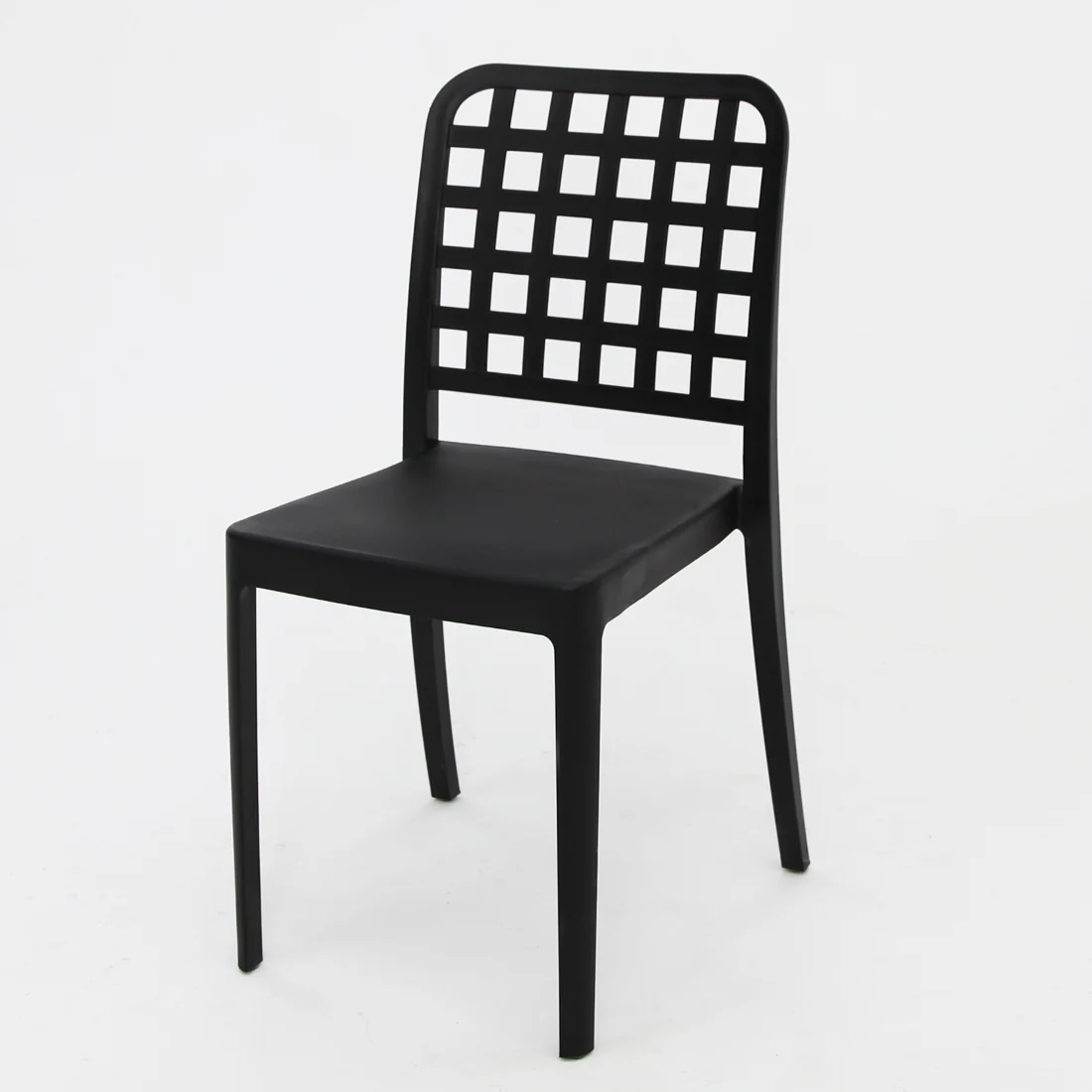 Frankie Resin Dining Chair - Black