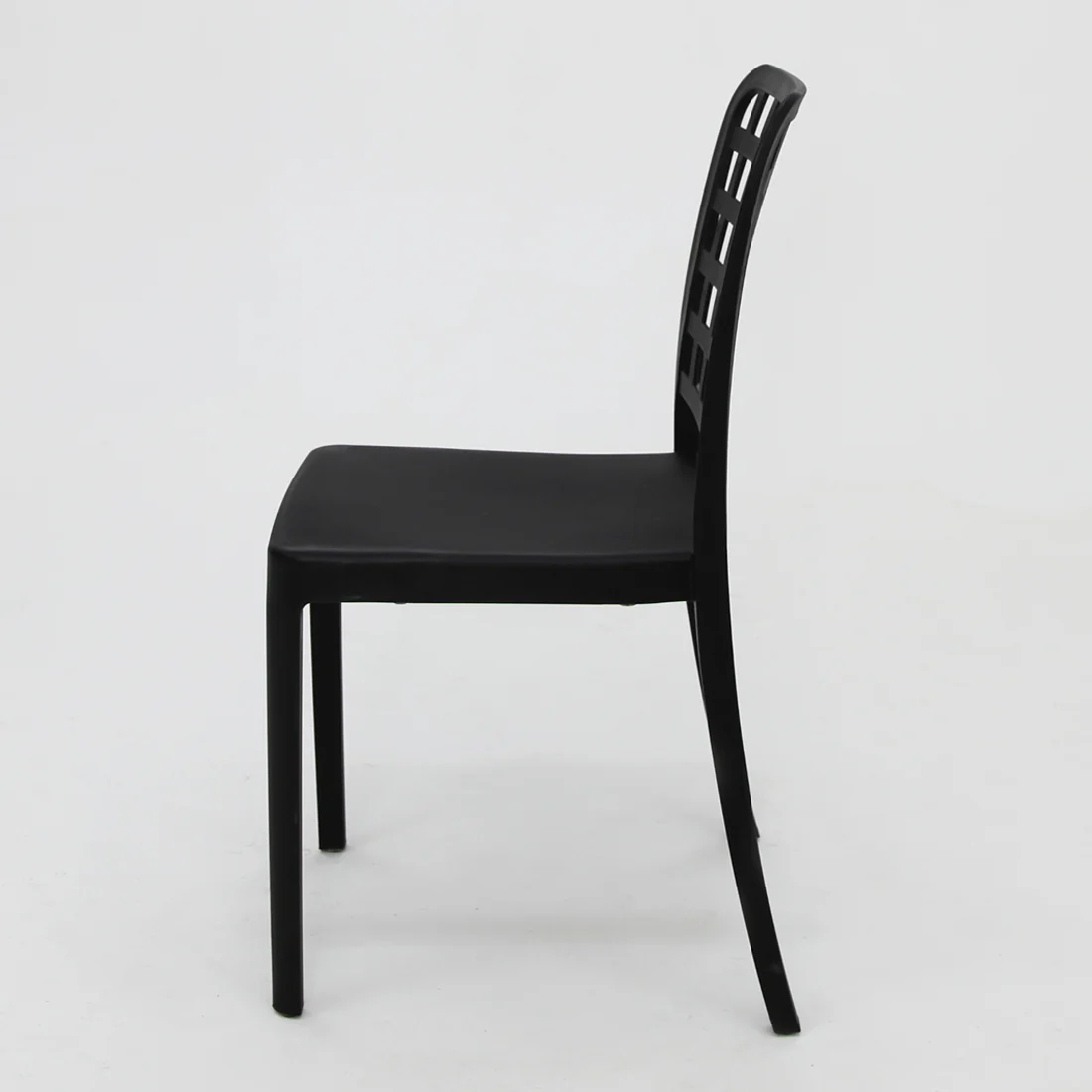 Frankie Resin Dining Chair - Black - Image 2