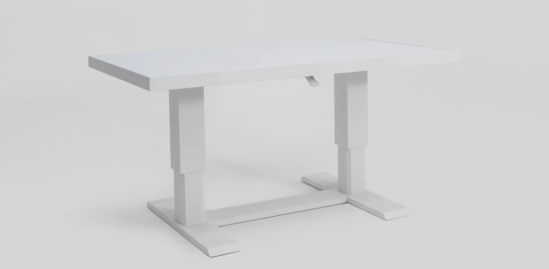 Holste Adjustable Height Table - White - Image 4