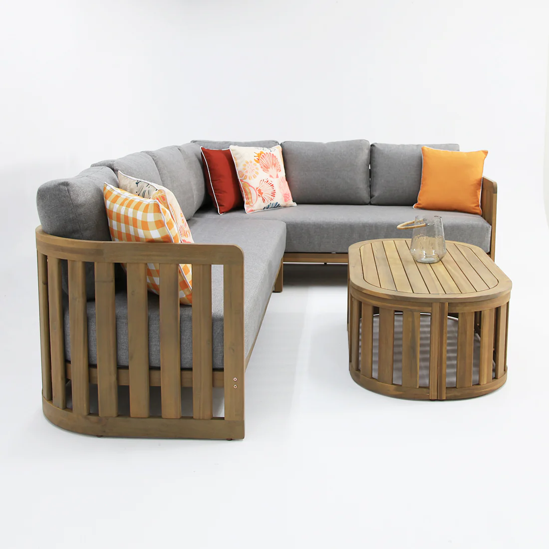 Kava Corner Lounge Setting with Coffee Table - Image 2