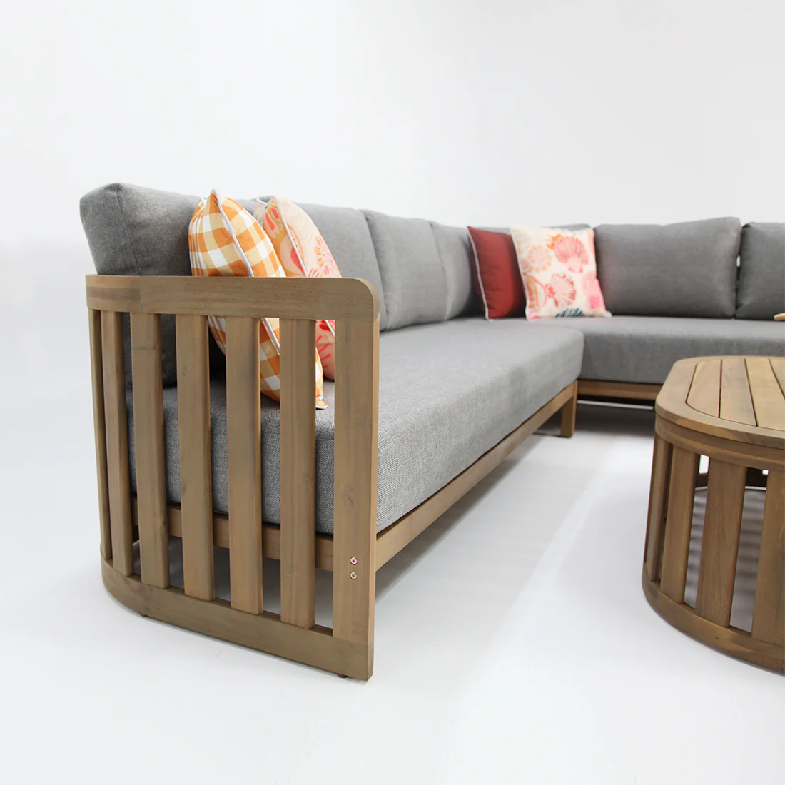 Kava Corner Lounge Setting with Coffee Table - Image 3