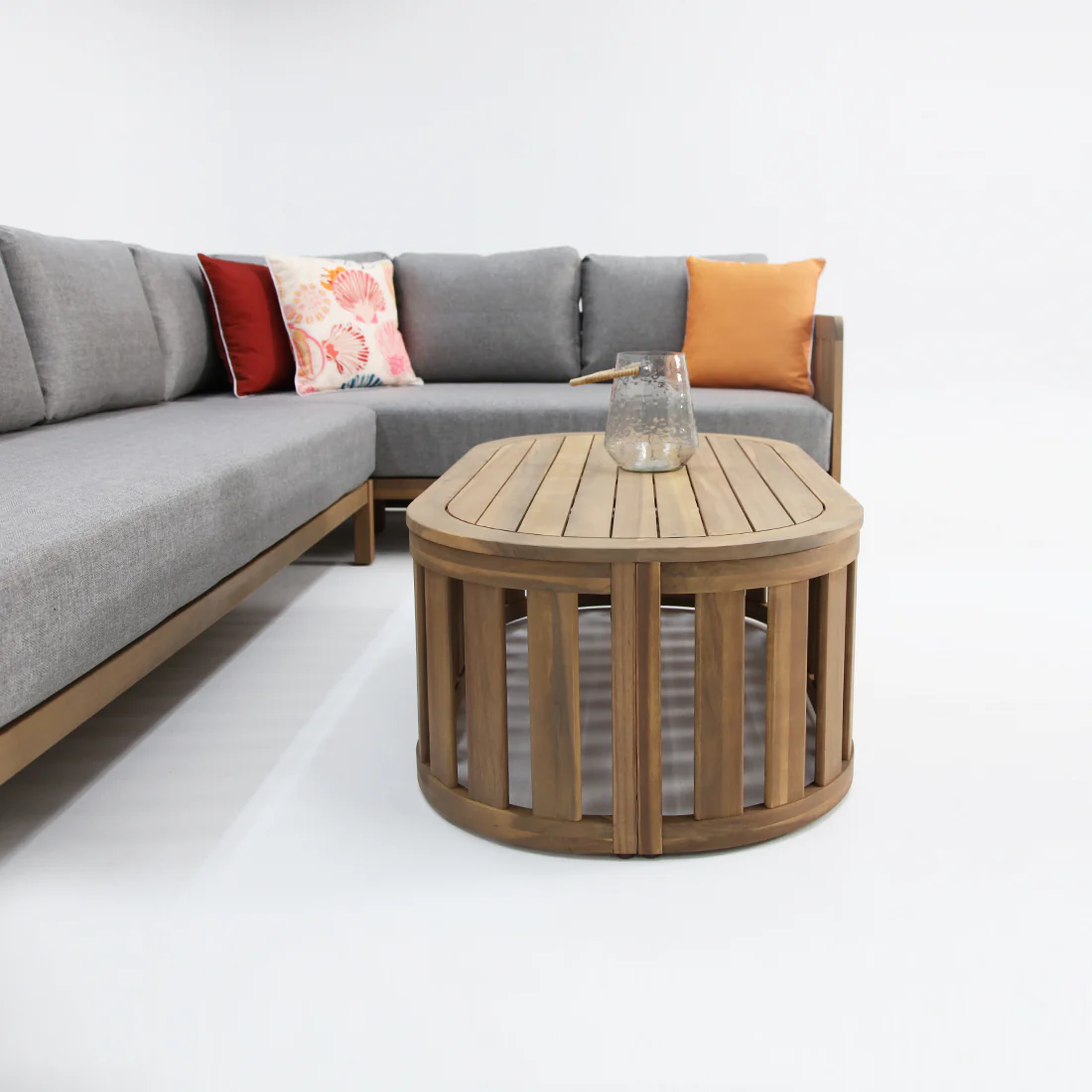 Kava Corner Lounge Setting with Coffee Table - Image 4