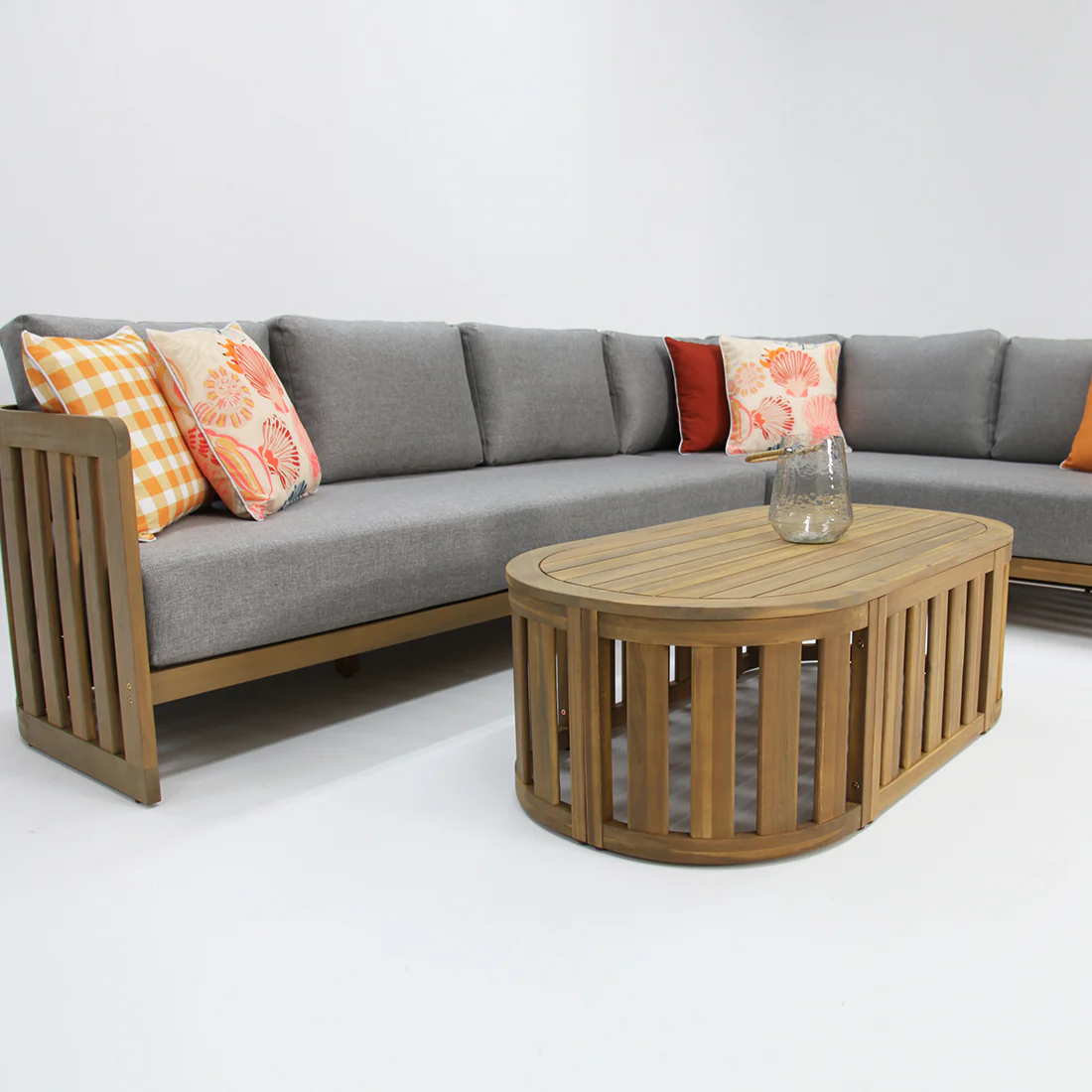 Kava Corner Lounge Setting with Coffee Table - Image 5