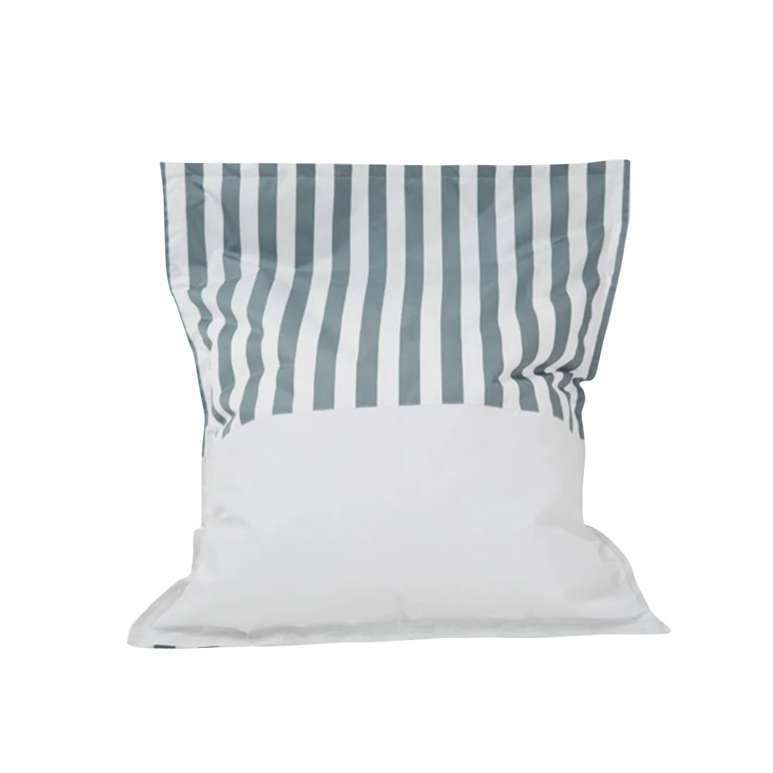 Lazy Days Grey and White Stripe Floating Beanbag - Image 4