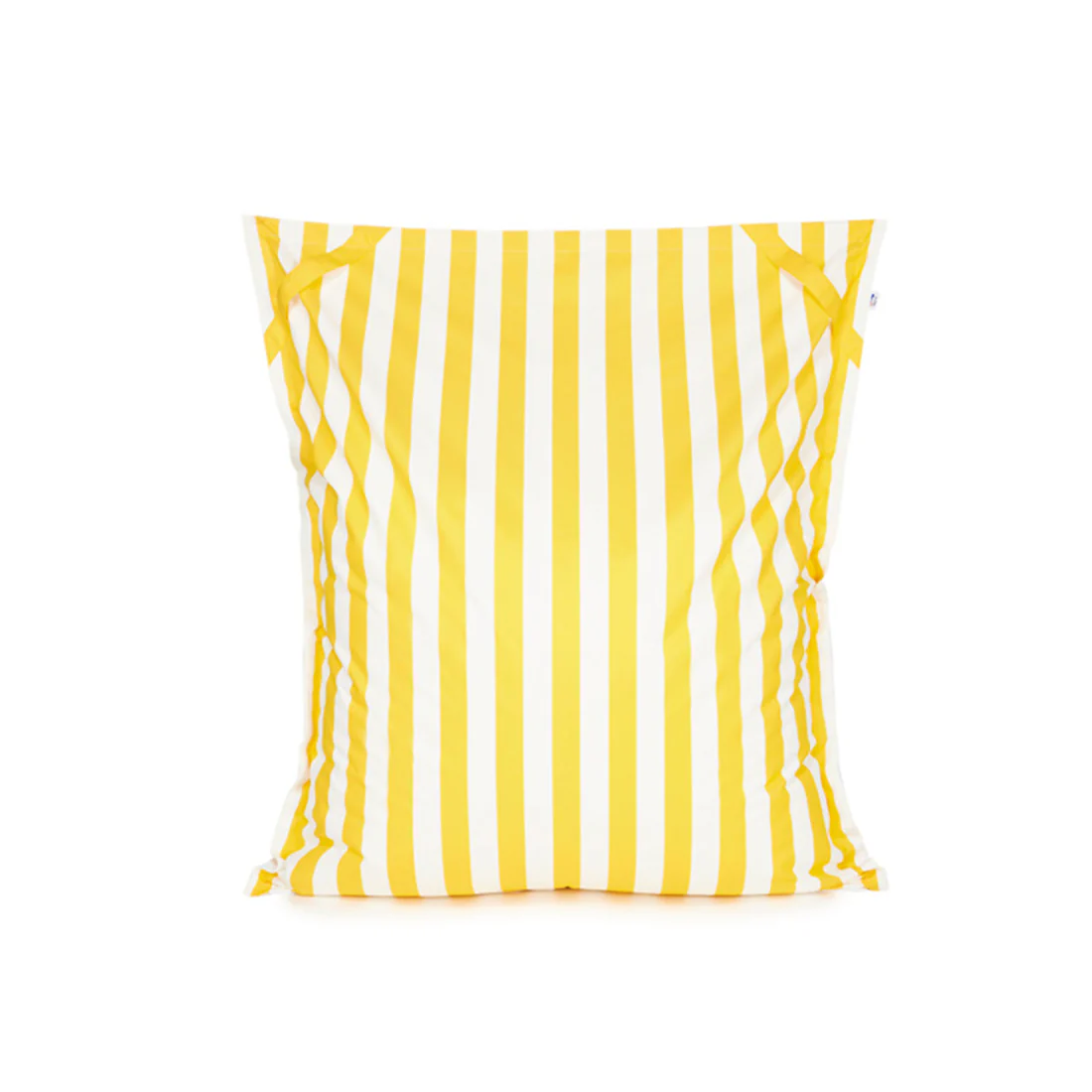 Lazy Days Yellow + White Floating Beanbag