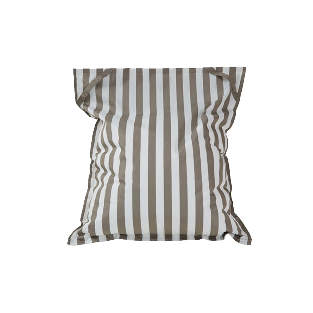 Lazy Days Taupe + White Stripe Floating Beanbag - Image 2