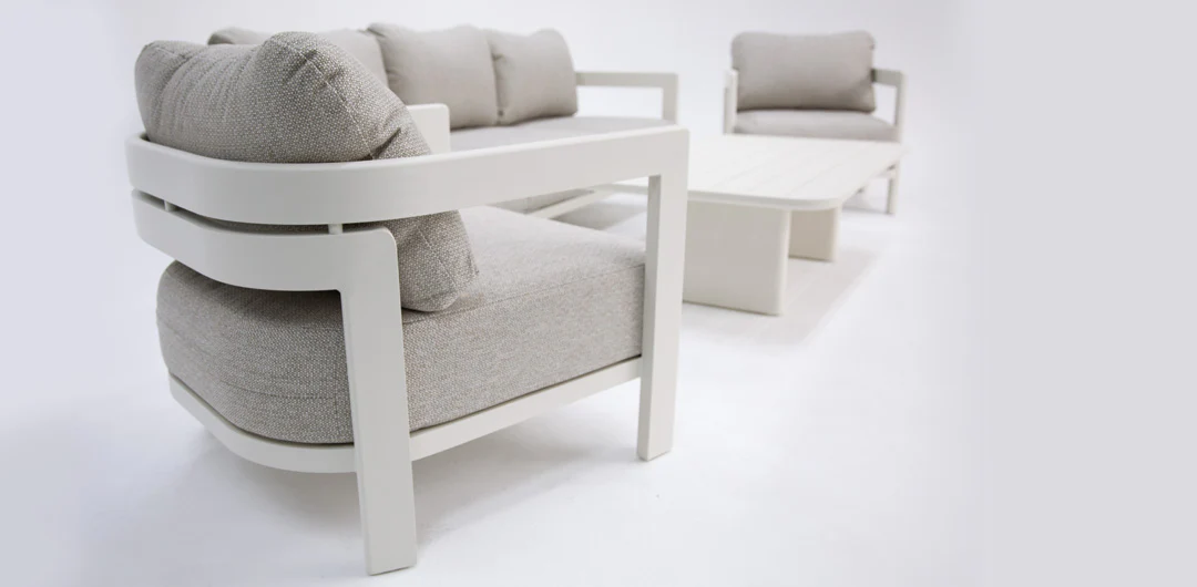 Liberty 4pc Lounge Setting - Cream - Image 19