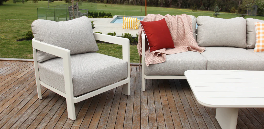 Liberty 4pc Lounge Setting - Cream - Image 4