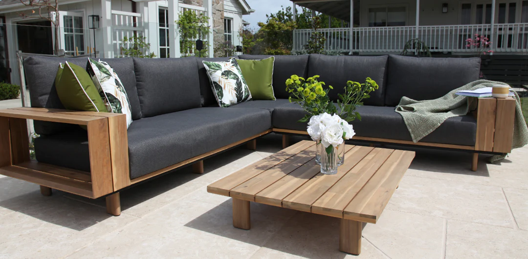 Mistral Timber Corner Lounge - Image 4