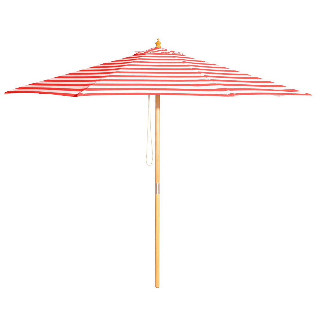 Billy Fresh 3m Bamboo Monte Carlo Umbrella - Red