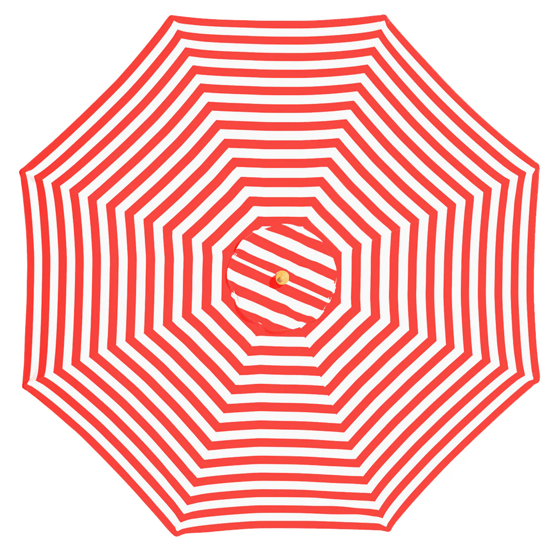 Billy Fresh 3m Bamboo Monte Carlo Umbrella - Red - Image 2