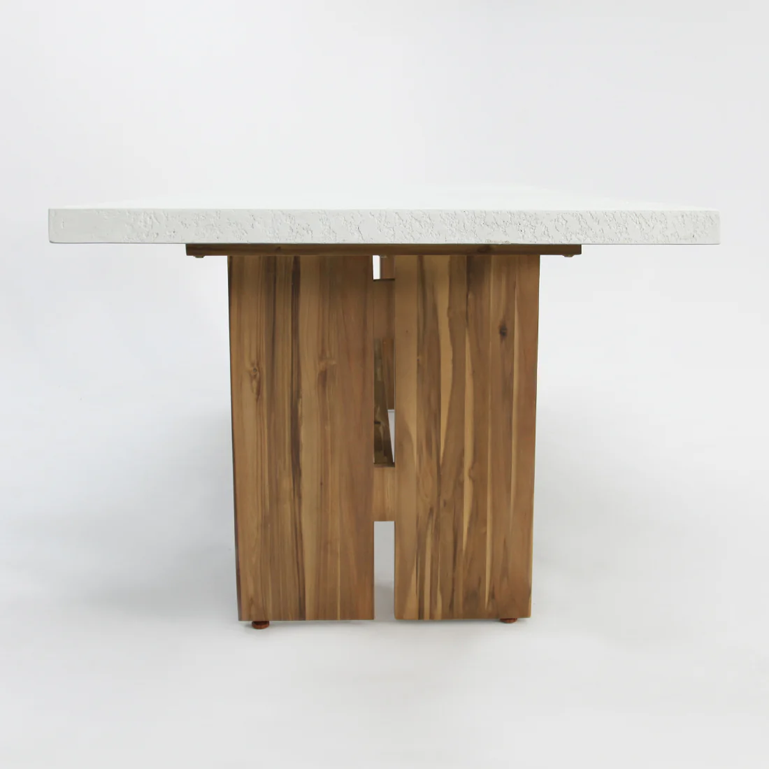 Montecito 220cm Dining Table - Iced Marble - Image 3