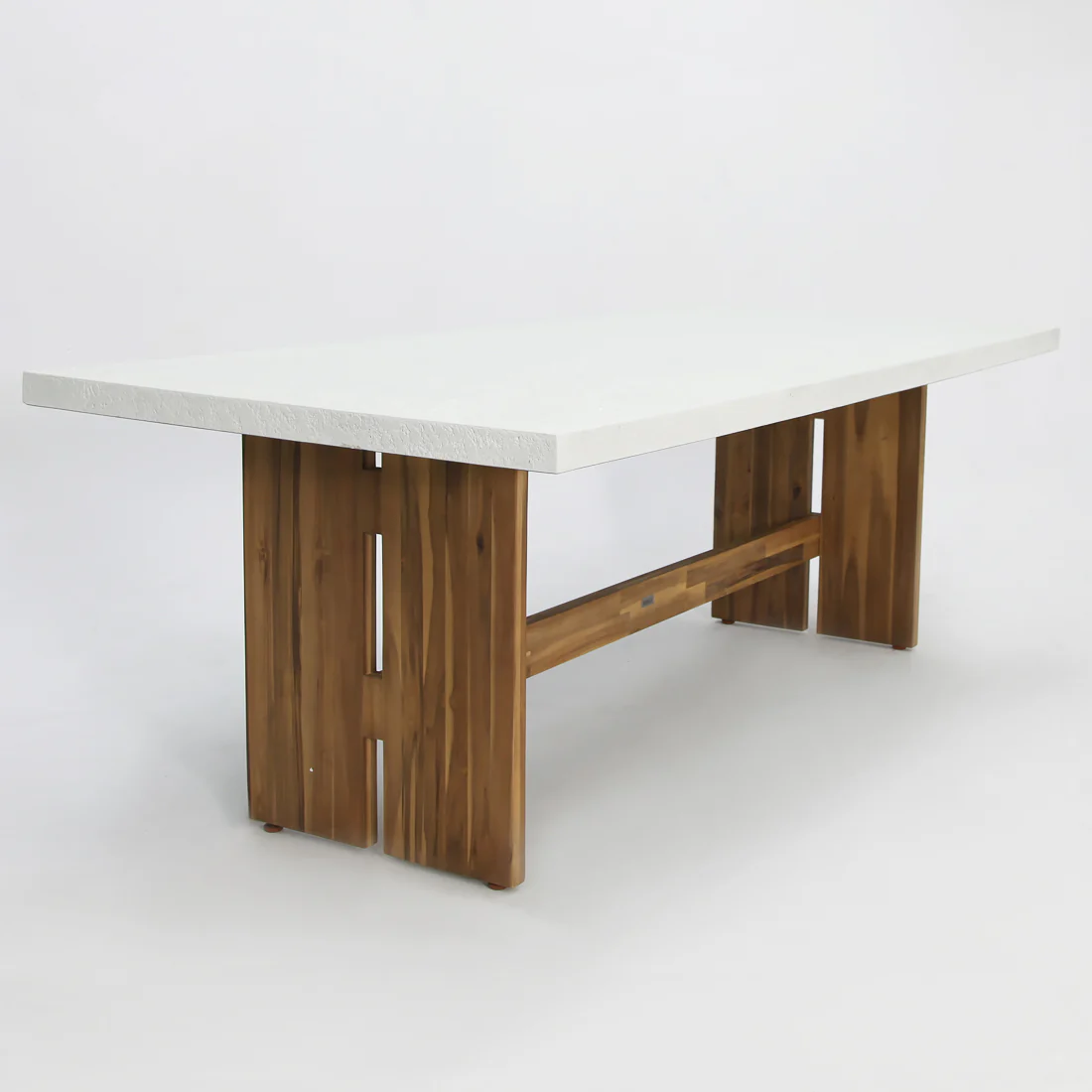 Montecito 220cm Dining Table - Iced Marble - Image 5
