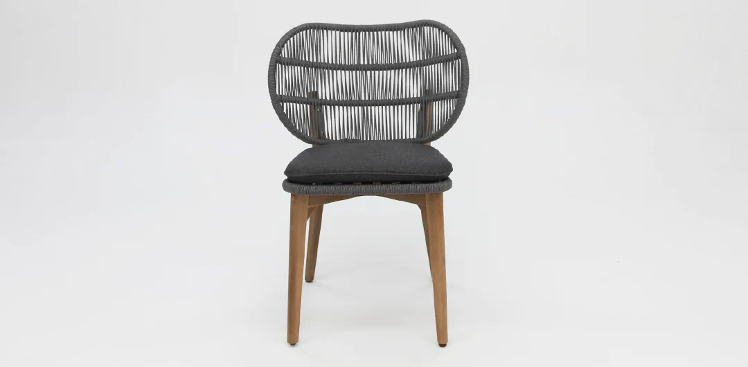 Morgan Dining Chair - Grey - Image 4