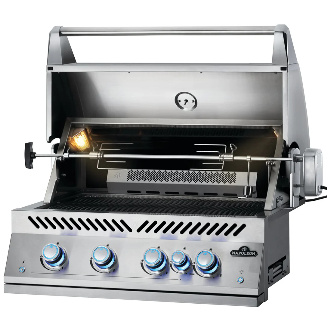 Napoleon Built in 700 Series 32" with Rear Burner + Lights - Natural Gas - BIG32RBINSS-1-AU