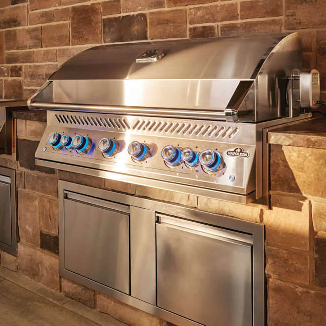 Napoleon Built in 700 Series LPG 44" with Rear Burner + Lights - BIG44RBIPSS-1-AU - Image 6