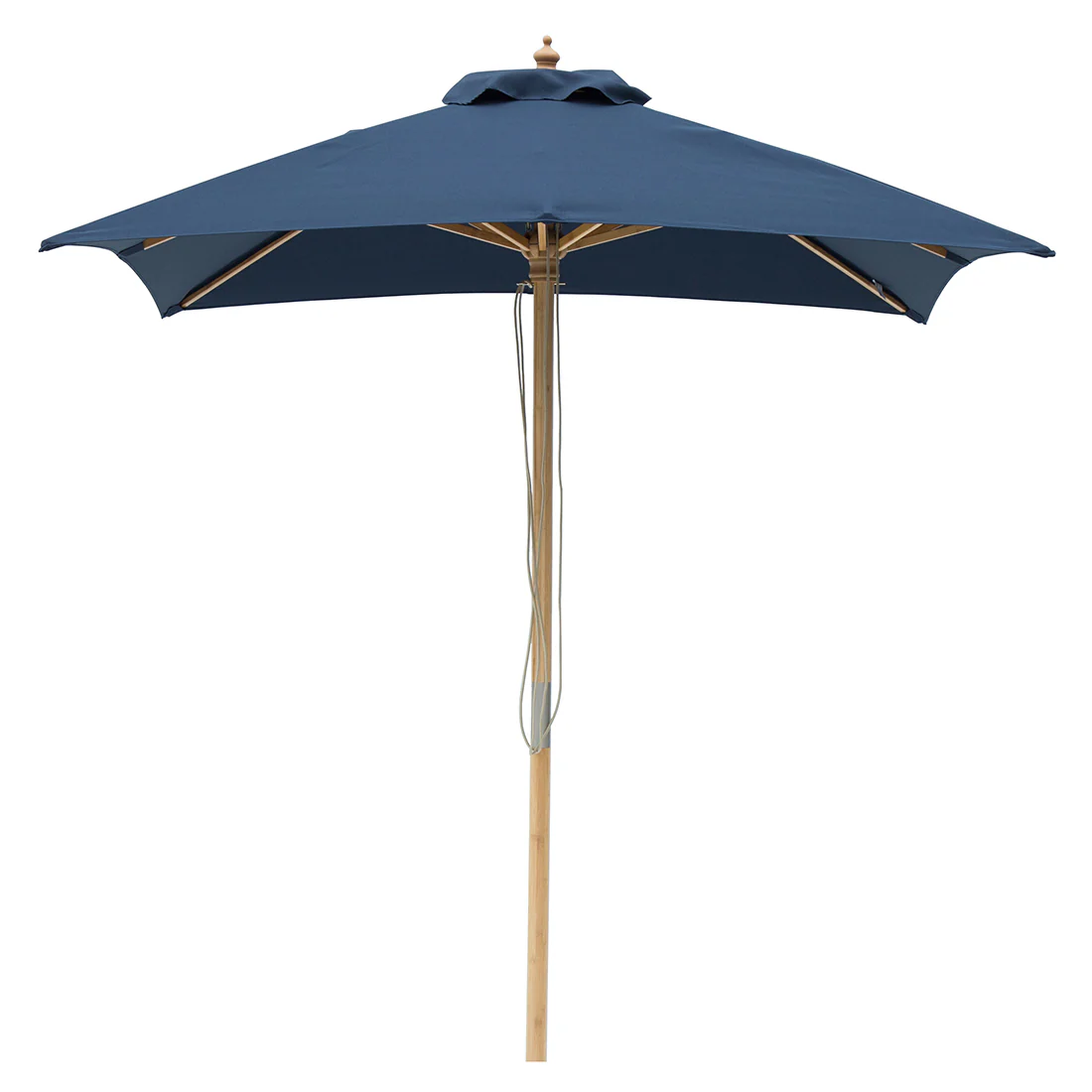 Billy Fresh 2m Bamboo Umbrella - Solid Navy