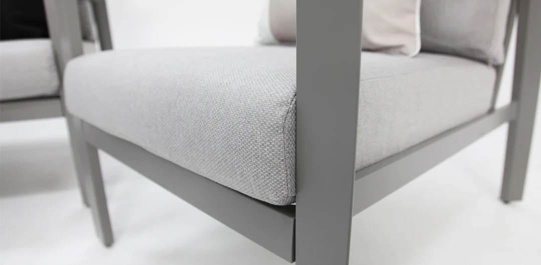 Octavia 4pc Lounge - Silver - Image 14