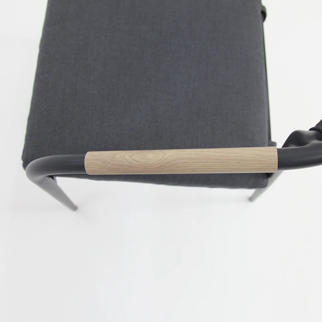 Octavia Aluminium Stacking Chair - Grey - Image 7