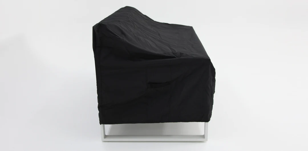 Odie Home Premium 2-seater Lounge Cover - Black - Image 3