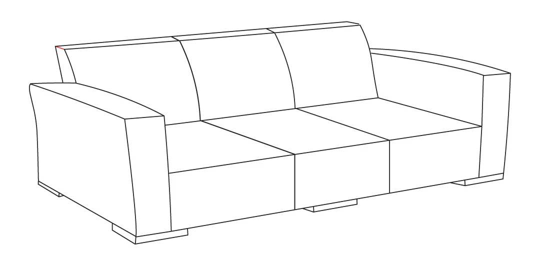 Odie Home Premium 3-seater Lounge Cover - Black - Image 9