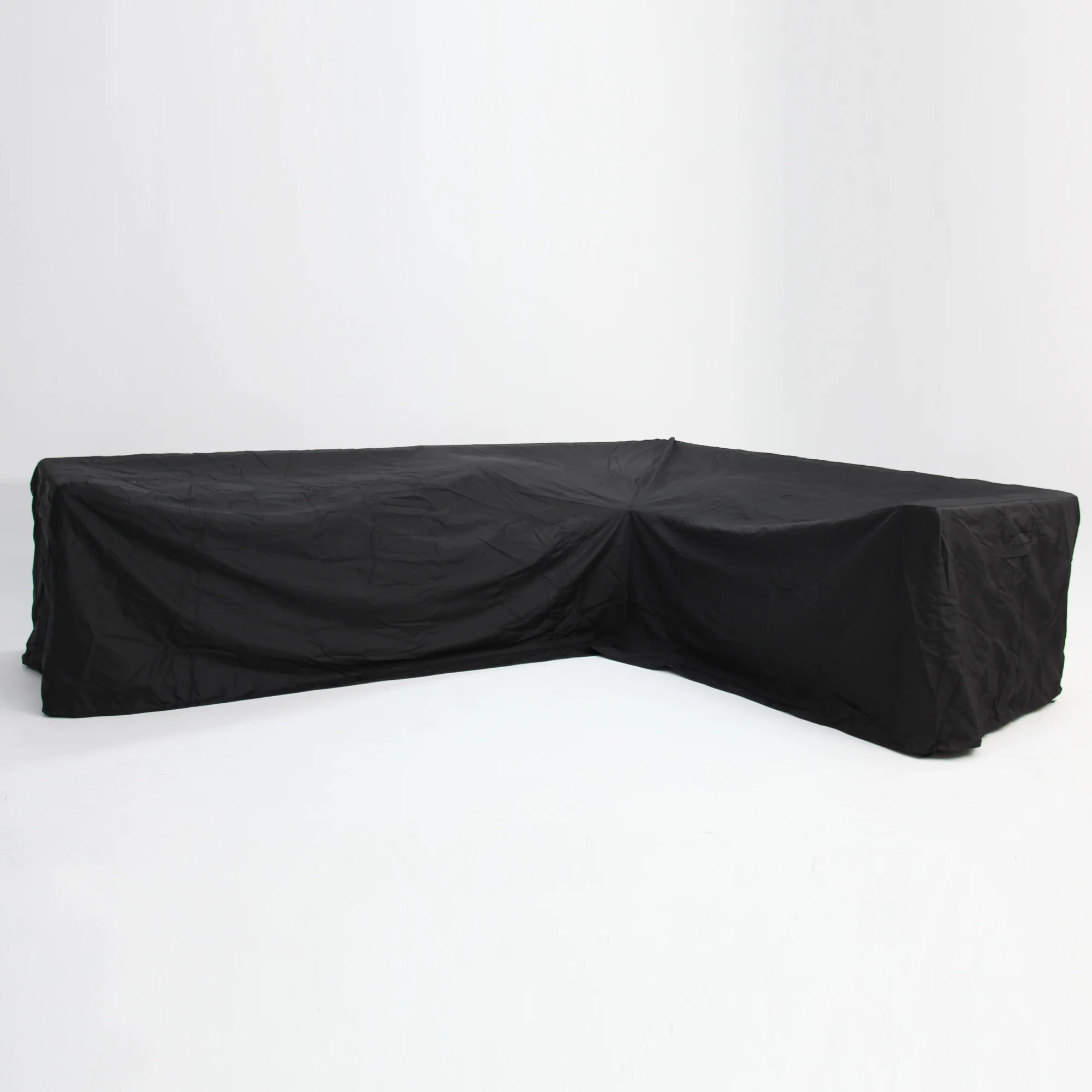 Odie Home Premium Large L-Shape Long Left Side Lounge Cover - Black