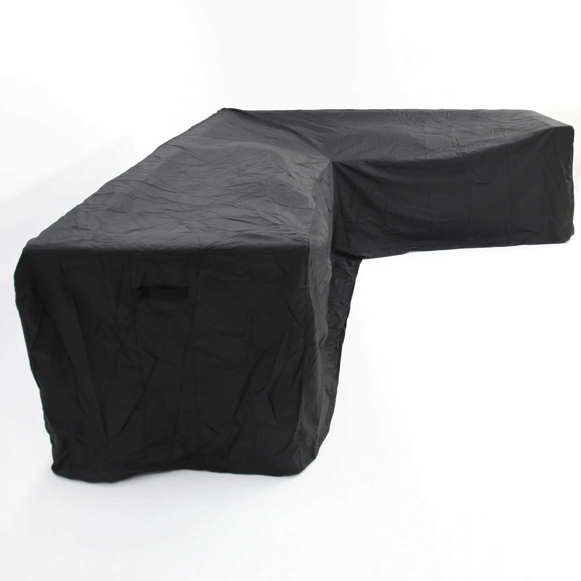Odie Home Premium Large L-Shape Long Left Side Lounge Cover - Black - Image 2