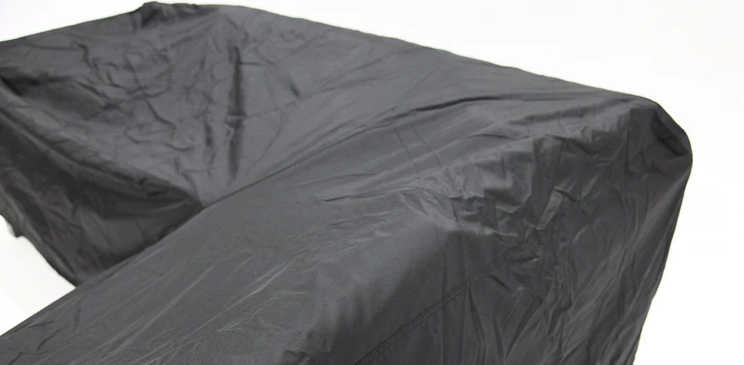 Odie Home Premium Medium L-Shape Long Right Side Cover - Black - Image 3