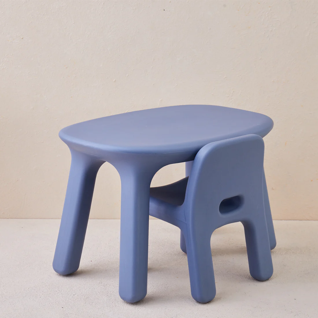 Odie Kids 3pc Table and Chair Set - Blue - Image 4