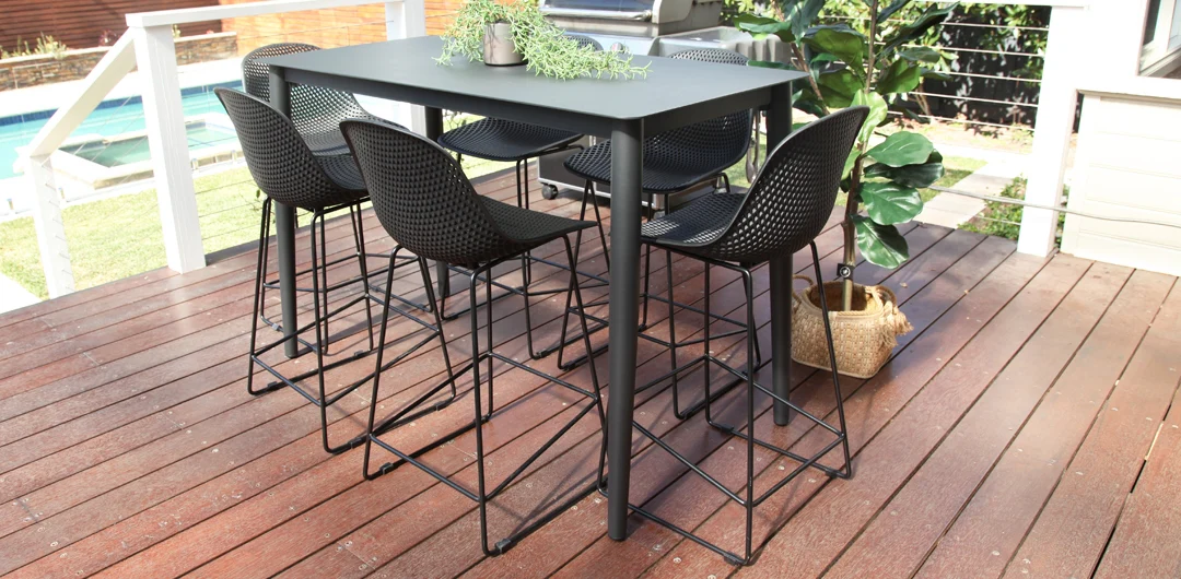 Palma 7pc Bar Setting - Black - Image 8