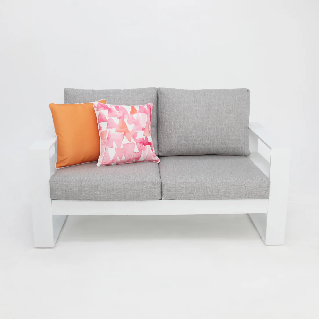 Hayman 2 Seater Lounge - White - Image 3